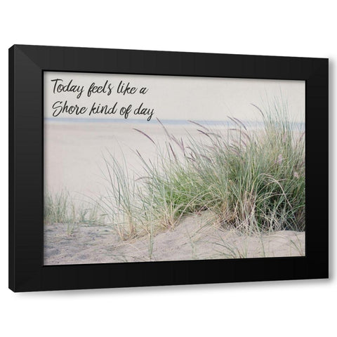 Shore Feelings 2 Black Modern Wood Framed Art Print by Urquhart, Elizabeth