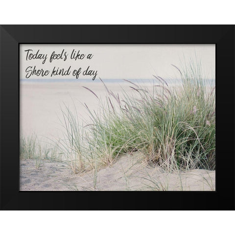 Shore Feelings 2 Black Modern Wood Framed Art Print by Urquhart, Elizabeth