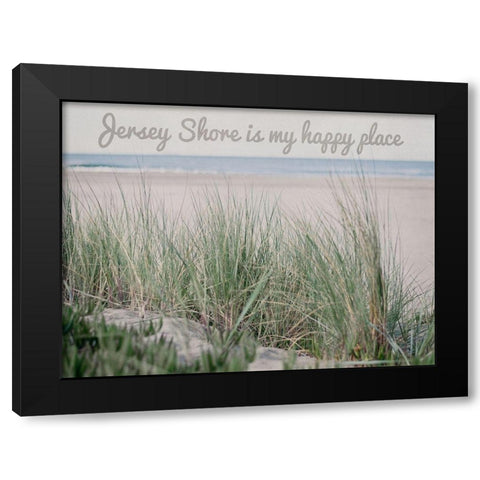 Jersey Happiness Black Modern Wood Framed Art Print with Double Matting by Urquhart, Elizabeth