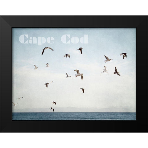 Cape Flight Black Modern Wood Framed Art Print by Urquhart, Elizabeth