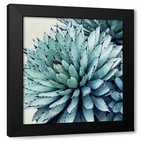 Crushing Green II Black Modern Wood Framed Art Print by Urquhart, Elizabeth