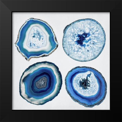 Geode Collection 3 Black Modern Wood Framed Art Print by Urquhart, Elizabeth