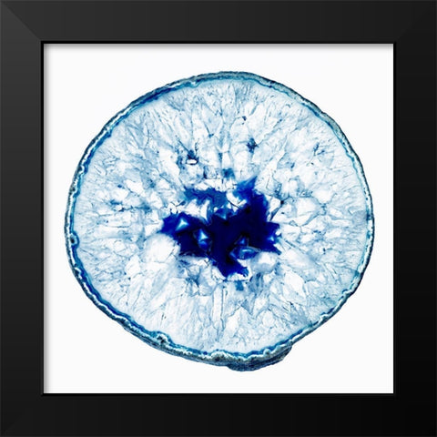 Geode 3 Black Modern Wood Framed Art Print by Urquhart, Elizabeth