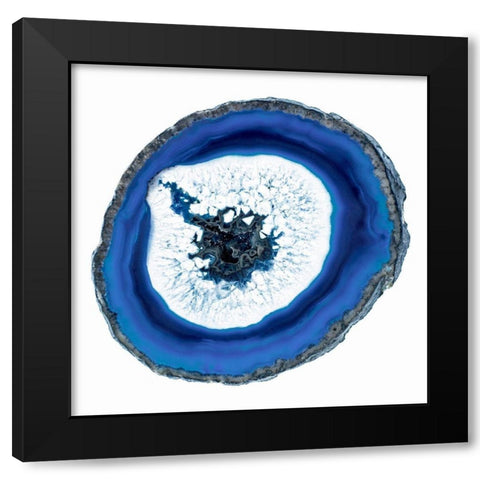 Geode 4 Black Modern Wood Framed Art Print by Urquhart, Elizabeth