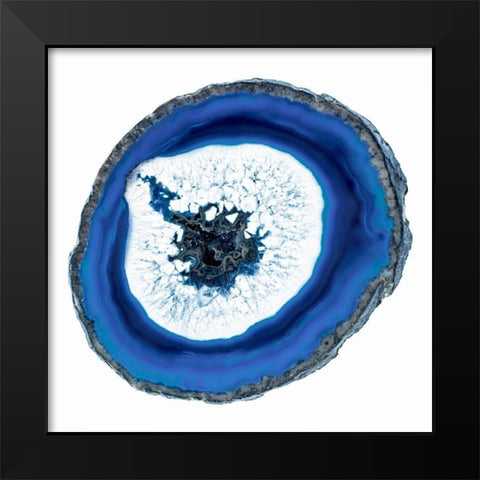 Geode 4 Black Modern Wood Framed Art Print by Urquhart, Elizabeth