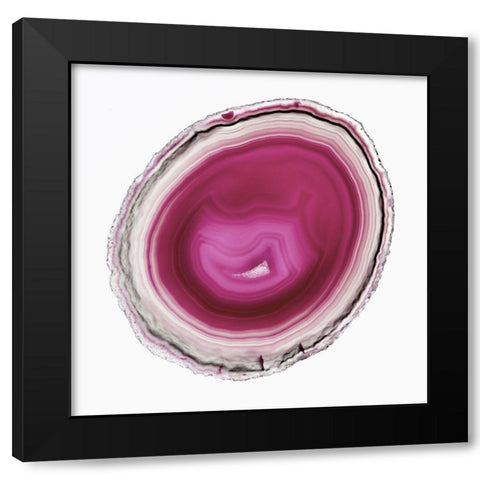 Geode 5 Black Modern Wood Framed Art Print by Urquhart, Elizabeth