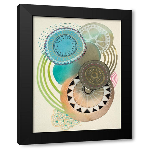 Irresistible 1 Black Modern Wood Framed Art Print by Evans-Sills, Faith