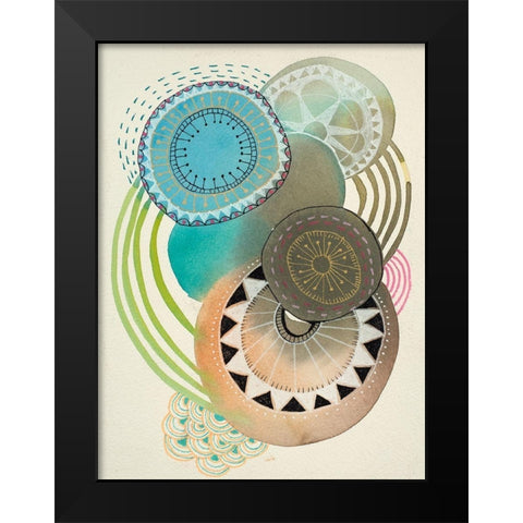 Irresistible 1 Black Modern Wood Framed Art Print by Evans-Sills, Faith