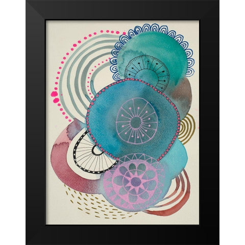 Irresistible 2 Black Modern Wood Framed Art Print by Evans-Sills, Faith