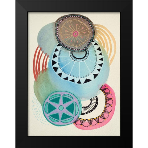 Irresistible 3 Black Modern Wood Framed Art Print by Evans-Sills, Faith