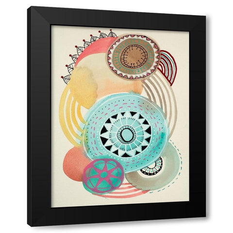 Irresistible 4 Black Modern Wood Framed Art Print by Evans-Sills, Faith