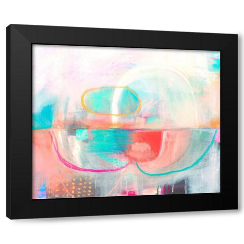 Pastel Dome Black Modern Wood Framed Art Print by Evans-Sills, Faith