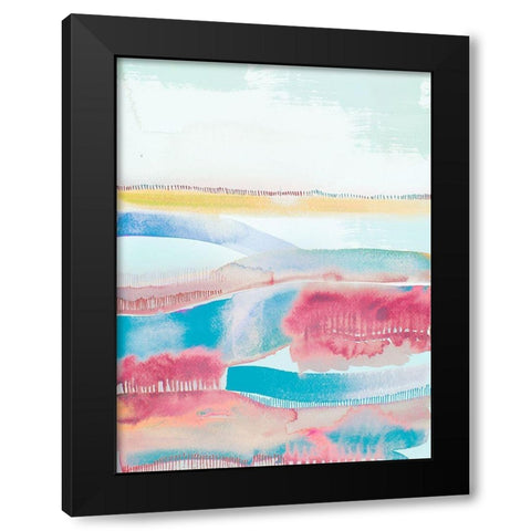 Spring Ridge 1 Black Modern Wood Framed Art Print with Double Matting by Evans-Sills, Faith