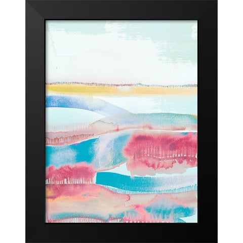 Spring Ridge 1 Black Modern Wood Framed Art Print by Evans-Sills, Faith