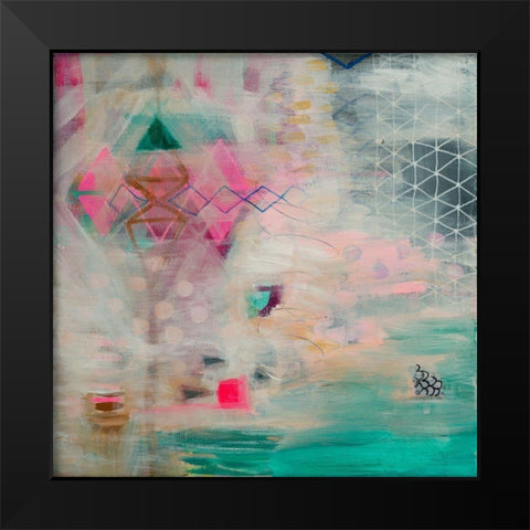 Dream Time Black Modern Wood Framed Art Print by Evans-Sills, Faith