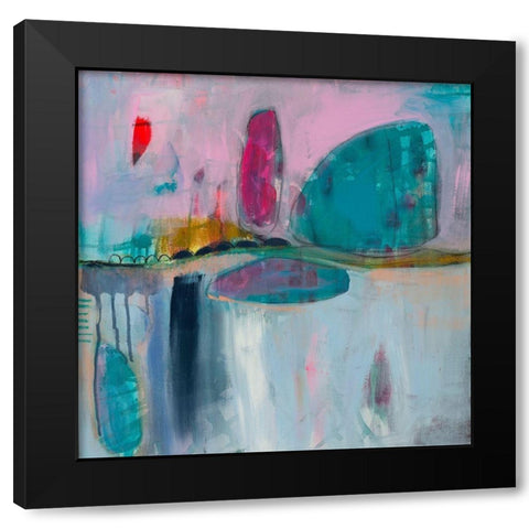 Sprouted Black Modern Wood Framed Art Print with Double Matting by Evans-Sills, Faith