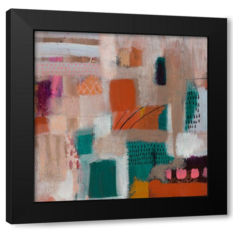 Change Up 1 Black Modern Wood Framed Art Print by Evans-Sills, Faith