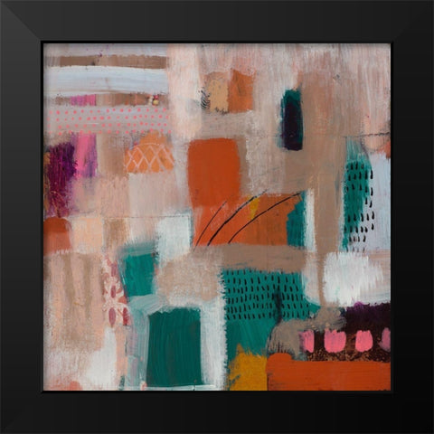 Change Up 1 Black Modern Wood Framed Art Print by Evans-Sills, Faith