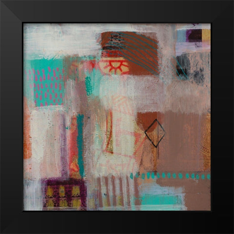 Change Up 2 Black Modern Wood Framed Art Print by Evans-Sills, Faith