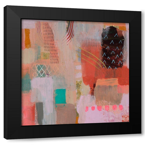 Urban 1 Black Modern Wood Framed Art Print with Double Matting by Evans-Sills, Faith