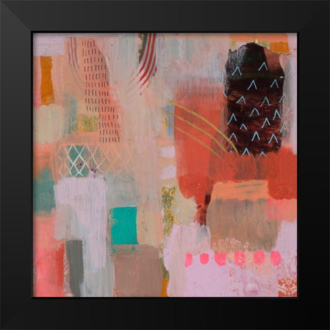 Urban 1 Black Modern Wood Framed Art Print by Evans-Sills, Faith