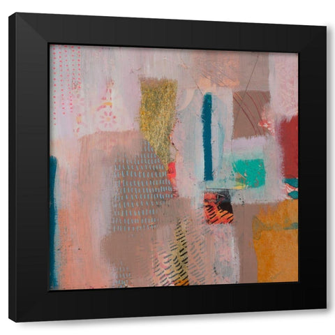 Urban 2 Black Modern Wood Framed Art Print with Double Matting by Evans-Sills, Faith