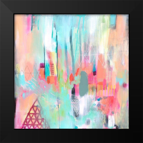 Vibrant Spring 2 Black Modern Wood Framed Art Print by Evans-Sills, Faith
