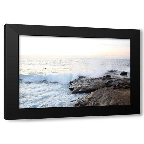 La Jolla 1 Black Modern Wood Framed Art Print with Double Matting by Frances, Stephanie