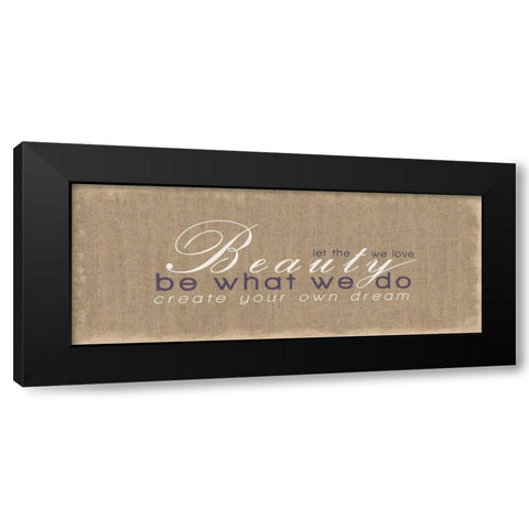 Create Your Own Dream Black Modern Wood Framed Art Print by Gibbons, Lauren