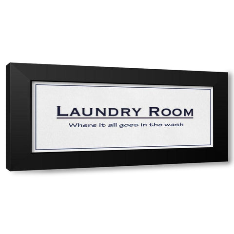 In The Wash Black Modern Wood Framed Art Print by Gibbons, Lauren