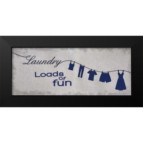 Loads of Fun Black Modern Wood Framed Art Print by Gibbons, Lauren