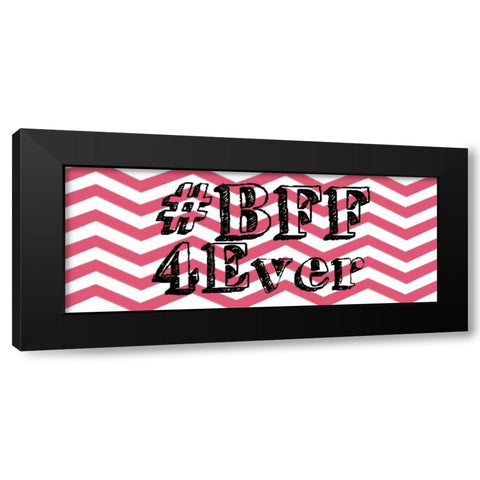 4 Ever Black Modern Wood Framed Art Print with Double Matting by Gibbons, Lauren