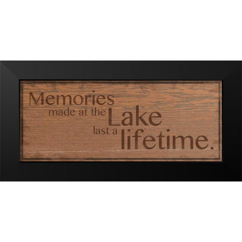 Memories at Lake 2 Black Modern Wood Framed Art Print by Gibbons, Lauren
