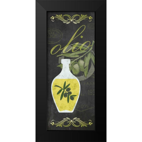 Olive Oil D Black Modern Wood Framed Art Print by Gibbons, Lauren