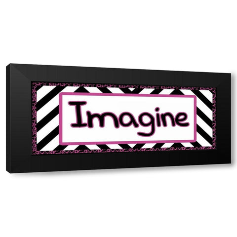 Tween Imagine Black Modern Wood Framed Art Print with Double Matting by Gibbons, Lauren