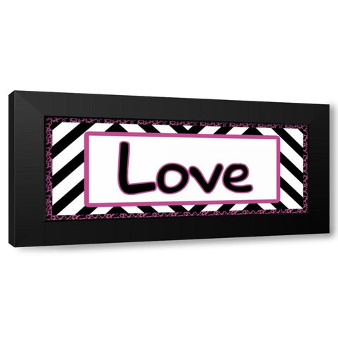 Tween Love Black Modern Wood Framed Art Print with Double Matting by Gibbons, Lauren