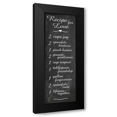 Recipe  Black Modern Wood Framed Art Print by Gibbons, Lauren