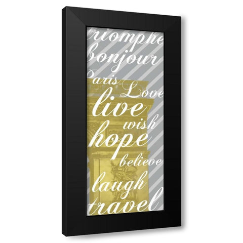Triomphe Black Modern Wood Framed Art Print by Gibbons, Lauren