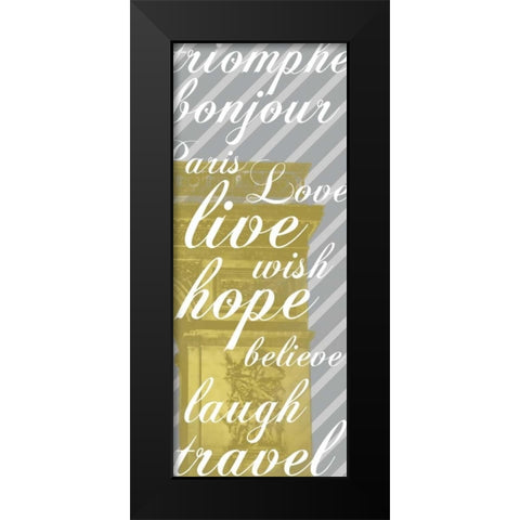 Triomphe Black Modern Wood Framed Art Print by Gibbons, Lauren
