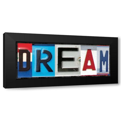 Dream License Black Modern Wood Framed Art Print with Double Matting by Gibbons, Lauren