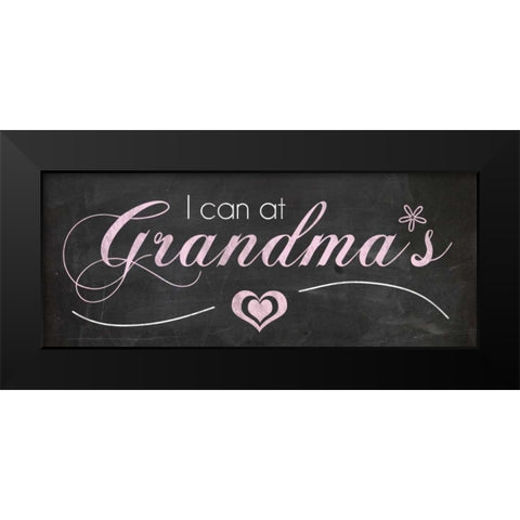 Can At Grandma Black Modern Wood Framed Art Print by Gibbons, Lauren