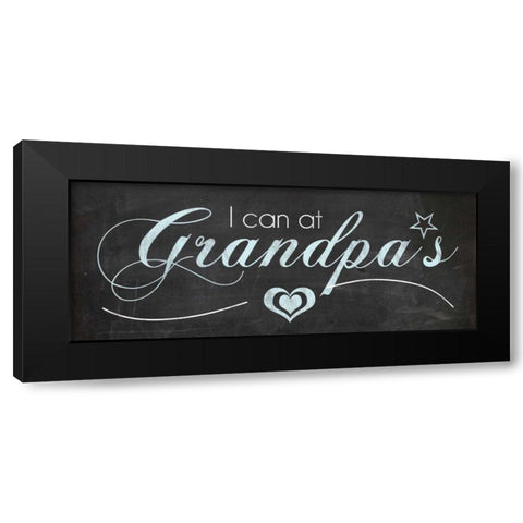 At Grandpa Black Modern Wood Framed Art Print with Double Matting by Gibbons, Lauren