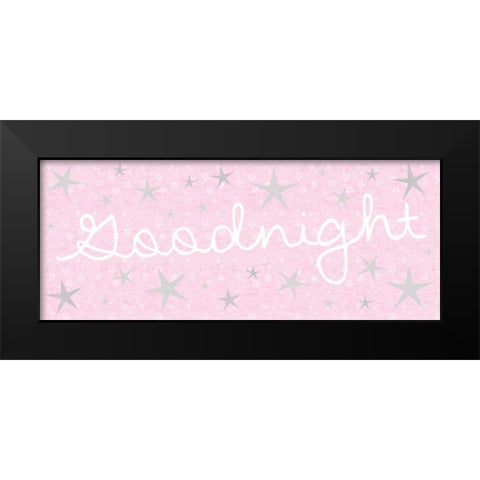 Goodnight Black Modern Wood Framed Art Print by Gibbons, Lauren
