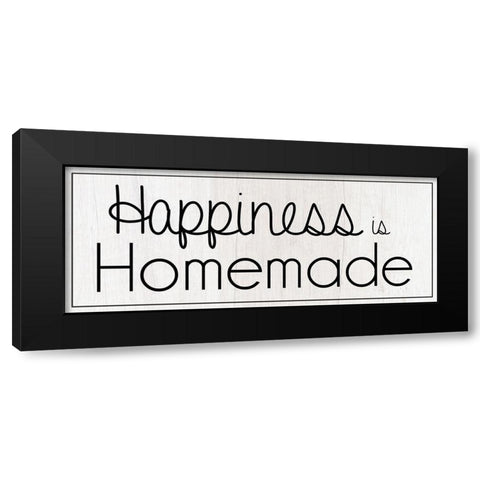 Homemade Happiness Black Modern Wood Framed Art Print by Gibbons, Lauren