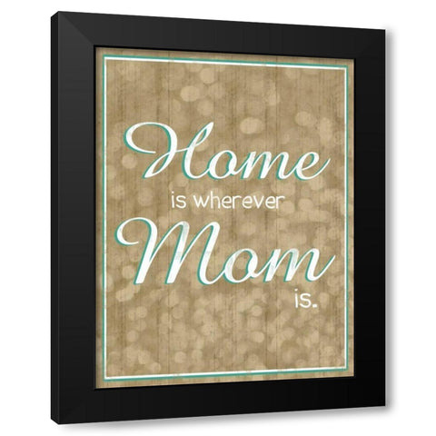 Home Bubbles Black Modern Wood Framed Art Print by Gibbons, Lauren