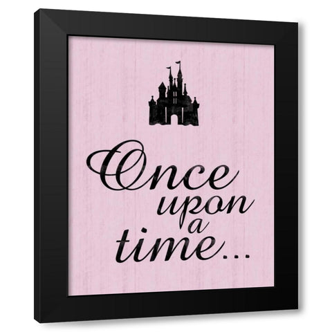 Once Black Modern Wood Framed Art Print with Double Matting by Gibbons, Lauren