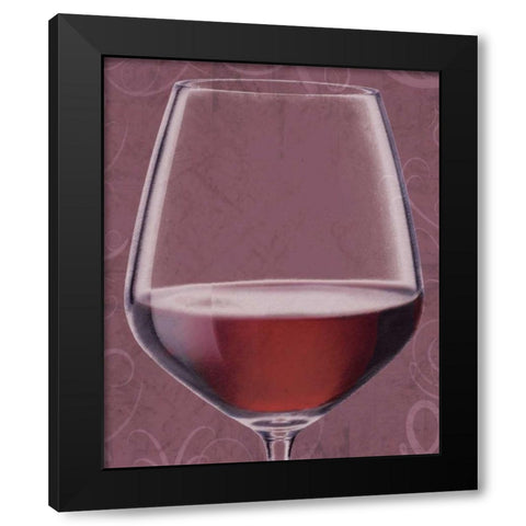 Wine 5 Black Modern Wood Framed Art Print with Double Matting by Gibbons, Lauren