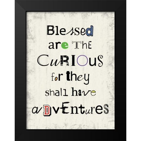 Fun 2 Adventure Black Modern Wood Framed Art Print by Gibbons, Lauren