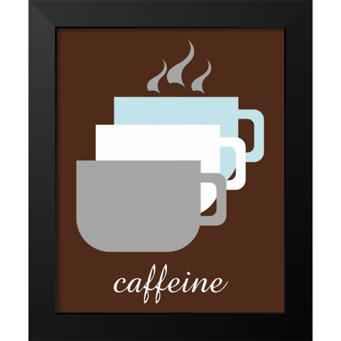 Cups Black Modern Wood Framed Art Print by Gibbons, Lauren