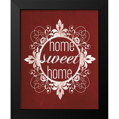 Red Chalk Home Black Modern Wood Framed Art Print by Gibbons, Lauren